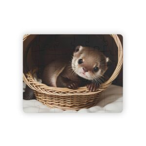 Baby Otter Basket Kid's Jigsaw Puzzle