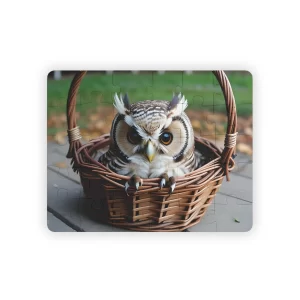 Baby Owl Bird Basket Kid's Jigsaw Puzzle