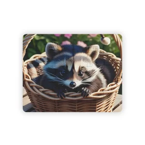 Baby Raccoon Basket Kid's Jigsaw Puzzle