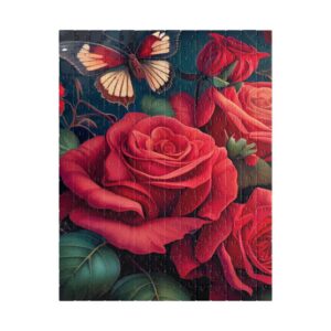 Red Roses Bouquet Jigsaw Puzzle