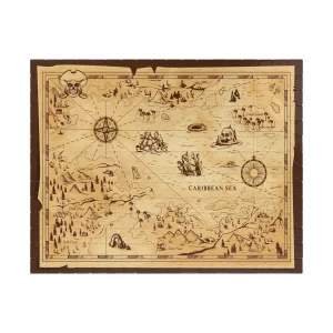 Treasure Pirate Map Jigsaw Puzzle