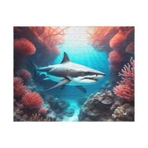 Underwater Shark Coral Reef Jigsaw Puzzle