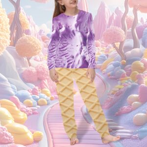 Kids Blueberry Ice Cream Cone Pajamas