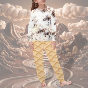 Kids Cookies & Cream Ice Cream Cone Pajamas