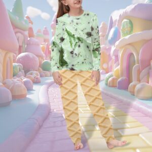Kids Mint Chocolate Chip Ice Cream Pajamas