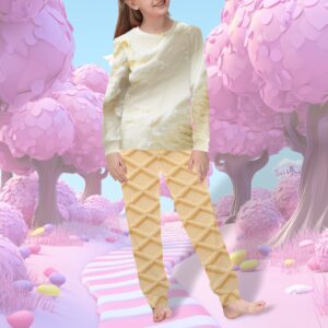 Kids Vanilla Ice Cream Cone Pajamas