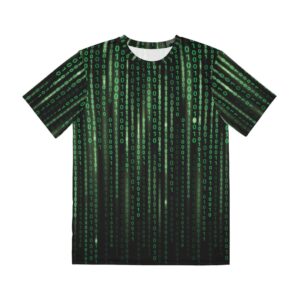 Binary Code Graphic Technology T Shirt