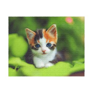 Calico Tiny Kitten Jigsaw Puzzle