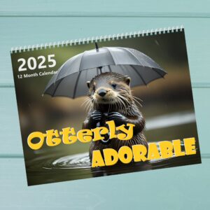 2025 Otterly Adorable 12 Month Calendar