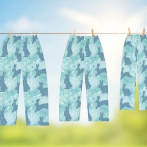 Snowflake Bunny Family-sized Pajama Pants