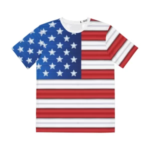 Rhinestone American Flag T-shirt